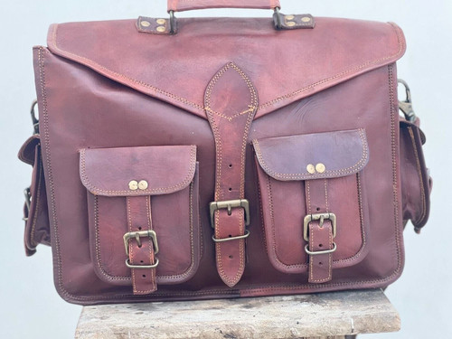 Braune aktentasche herren - herren, 15"