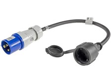 Adapter Camping Boot Wohnwagen Schutzkontakt Kupplung CEE Stecker