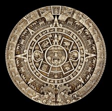 Wandrelief azteken kalender - wandrelief,