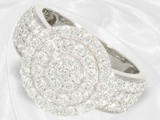 Diamantring 585, 1,2 ct Brillanten, gute Farbe und Reinheit, Juweliersarbeit.