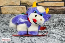 Kuh auf Ski Milka Plüschfigur