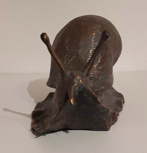 Schnecken skulptur aus metall - schnecken-skulptur,