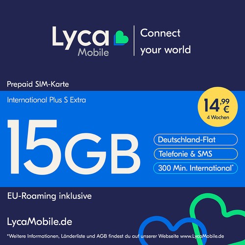 Lyca prepaid smartphone sim - lyca,