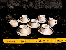 altes Porzellan Set je 5