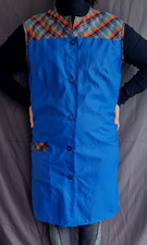 Nylon Dederon kittel schürze Vintage   Apron Gr.  48 -Original 70er Jahre--RAR