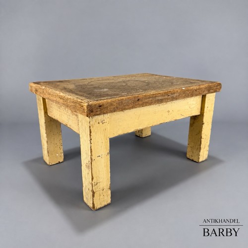 Alte kleine bank beige - alte,