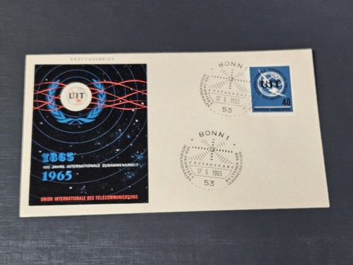 1965 bund fdc erstagsbrief - 1965,