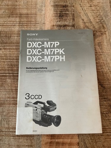Sony dxc m7p - dxc-m7p, dxc-m7pk