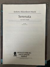 Serenata Toselli Curt Mahr  Solo Akkordeon Noten