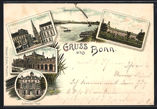 Lithographie bonn neuthor - lithographie,