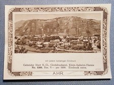 altes Musteretikett Weinetikett Etikett Gebrüder Illert Klein-Auheim Hanau Ahr