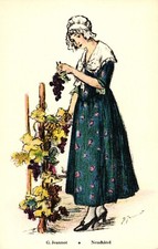 Schweiz, Frau in Trachtenkleidung, Neuchatel, , ca. 20er/30er Jahre