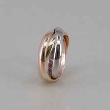 CARTIER Trinity Ring 750/18k Gelb- Weiss- Rotgold Gr. 58 Box, Papiere, Rechnung
