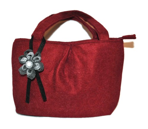 Handarbeit filz beuteltasche - handarbeit,