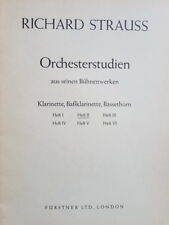 Richard Strauss Orchesterstudien Heft 2 Klarinette Bassklarinette Bassethorn