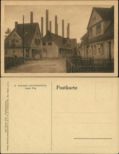 Ansichtskarte zschornewitz - ansichtskarte,