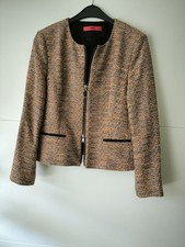 Blazer Jacke Boucle Lurexfäden "Hugo Boss", Gr. 40 NEU !!