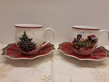 Villeroy&Boch, Toy's Delight,  Tassen Unterteller Henkelbecher groß Weihnachten