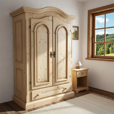 Voglauer Anno 1900 Schrank Bauernschrank Bauernmöbel Kleiderschrank Holz schmal