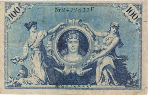 Reichsbanknote 100 mark - reichsbanknote, vom