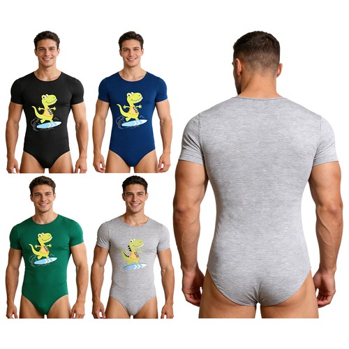 Herren body kurzarm overall - herren,