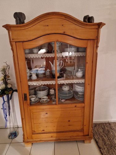 Vitrinenschrank türig aus - 1-türig,