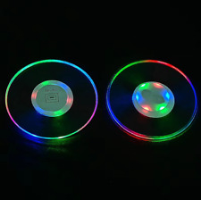 4er Set LED-Untersetzer 10cm
