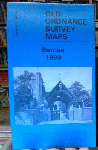 Map barnes 1893 london - of,