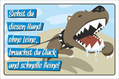 Schild siehst mich - schild, du