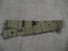 US Army GI M-1936 Pistol Belt khaki OD3 Lochkoppel original 1942 WW2 WK2