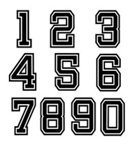 Startnummer, Autoaufkleber