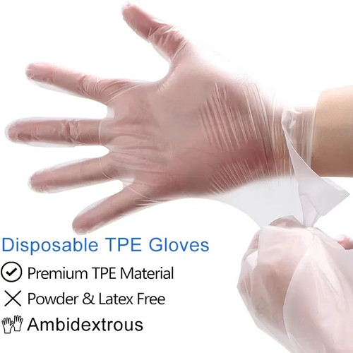 Einweg tpe handschuhe l - einweg,