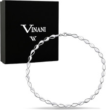 Vinani Damen Kollier Ovalen