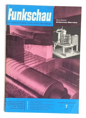 Funkschau heft april 1962 - heft,