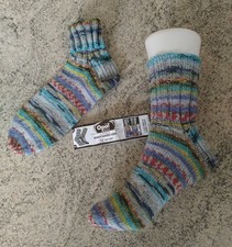 Handgestrickte Wollsocken