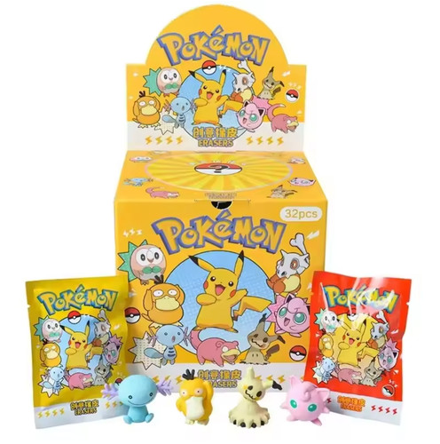 Pokemon mystery eraser blind - eraser,