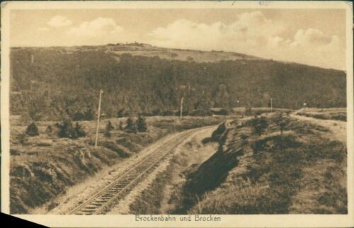 Ansichtskarte brockenbahn und - ansichtskarte,