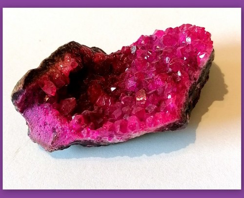 Quarzcluster geode pink - quarzcluster,