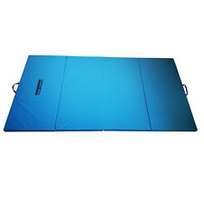 SPORTS EXPERTS Klappbare Turnmatte "Igor" Blau XXL 240x120x5 Fitnessmatte Yoga