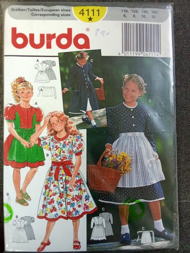Burda 4111 dirndl kleid - burda,
