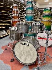 Tama Star Walnut Shellset in "Satin Charcoal Japanese Sen" 10/12/14/20"