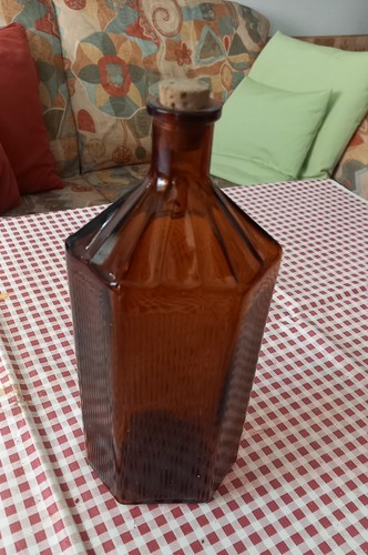 Alte apothekerflasche braun - alte, apothekerflasche,