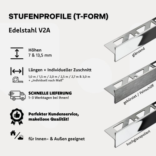 Stufenprofil/Treppenprofil