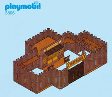 Ersatzteile  Playmobil Western Fort Glory 3806