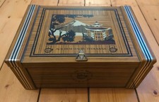 Alte Blechtruhe Blechdose Teekanne Braun Düsseldorf Kiste Tee Braun Groß