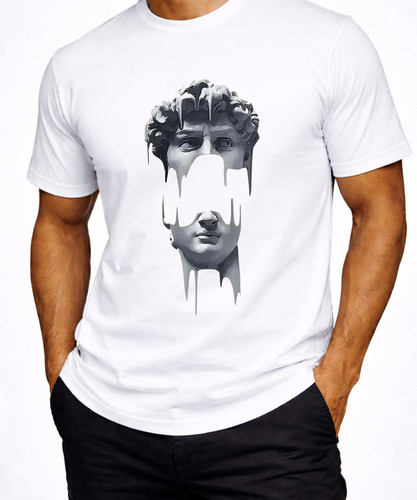Greek statue graphic shirt - greek,