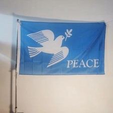 Fahne Flagge Frieden Peace Friedenstaube Taube Friedensfahne 90 X 150 cm
