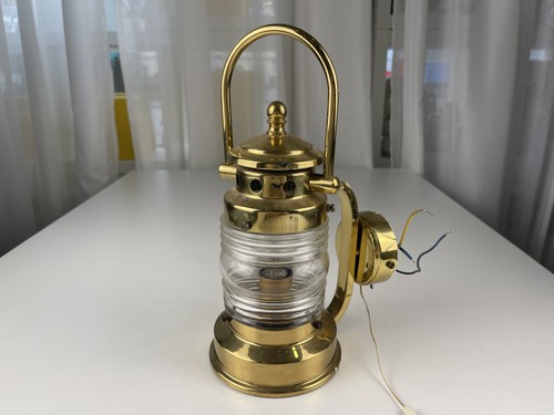 Messing schiffslampe - messing,