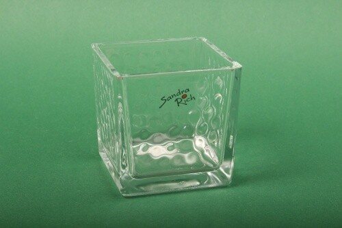 Sandra rich glas - cube, "punkte"