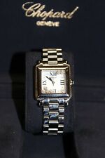 Chopard Uhr Happy Sport Lady Square, 7 Brillanten, Fullset + 2 Zusatzglieder
